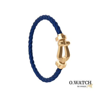 FRED FORCE GRAND MODÈLE BLEU MARINE GOLD Bracelet