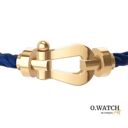 FRED FORCE GRAND MODÈLE BLEU MARINE GOLD Bracelet