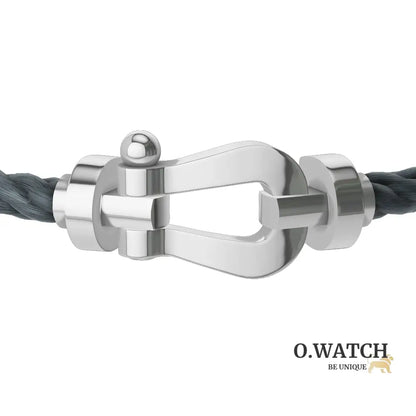 FRED FORCE GRAND MODÈLE GRIS WHITE GOLD Bracelet