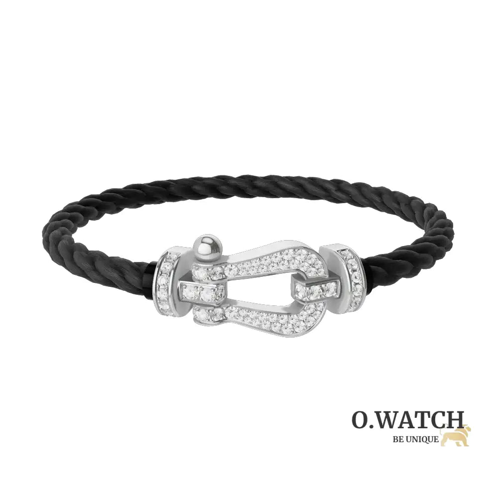 FRED FORCE GRAND MODÈLE NOIR WHITE GOLD