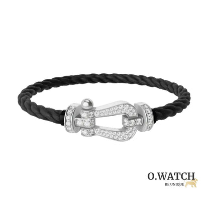 FRED FORCE GRAND MODÈLE NOIR WHITE GOLD