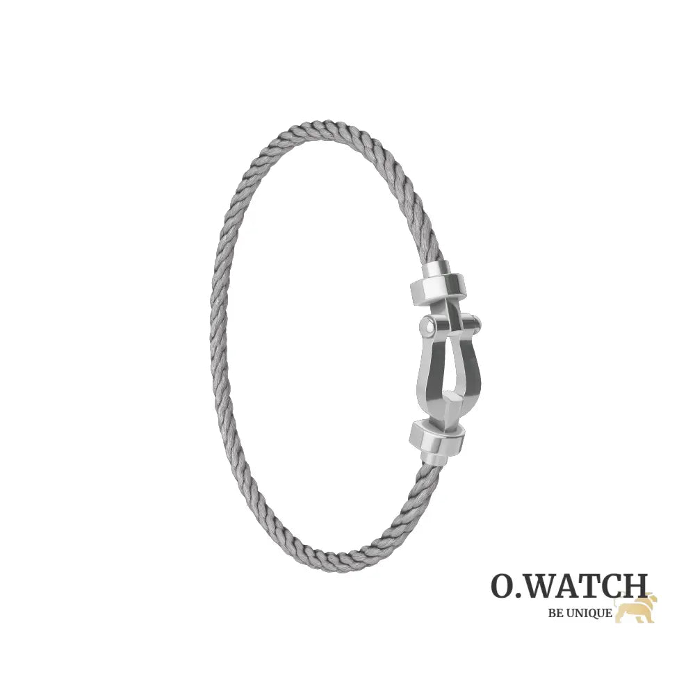 FRED FORCE MOYEN MODÈLE GRIS WHITE GOLD Bracelet