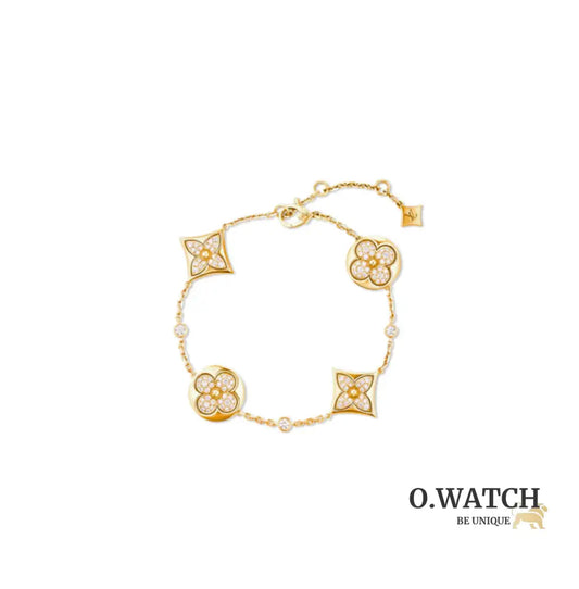 GOURMETTE LOUIS VUITTON BLOSSOM BB GOLD Taille unique Bracelet