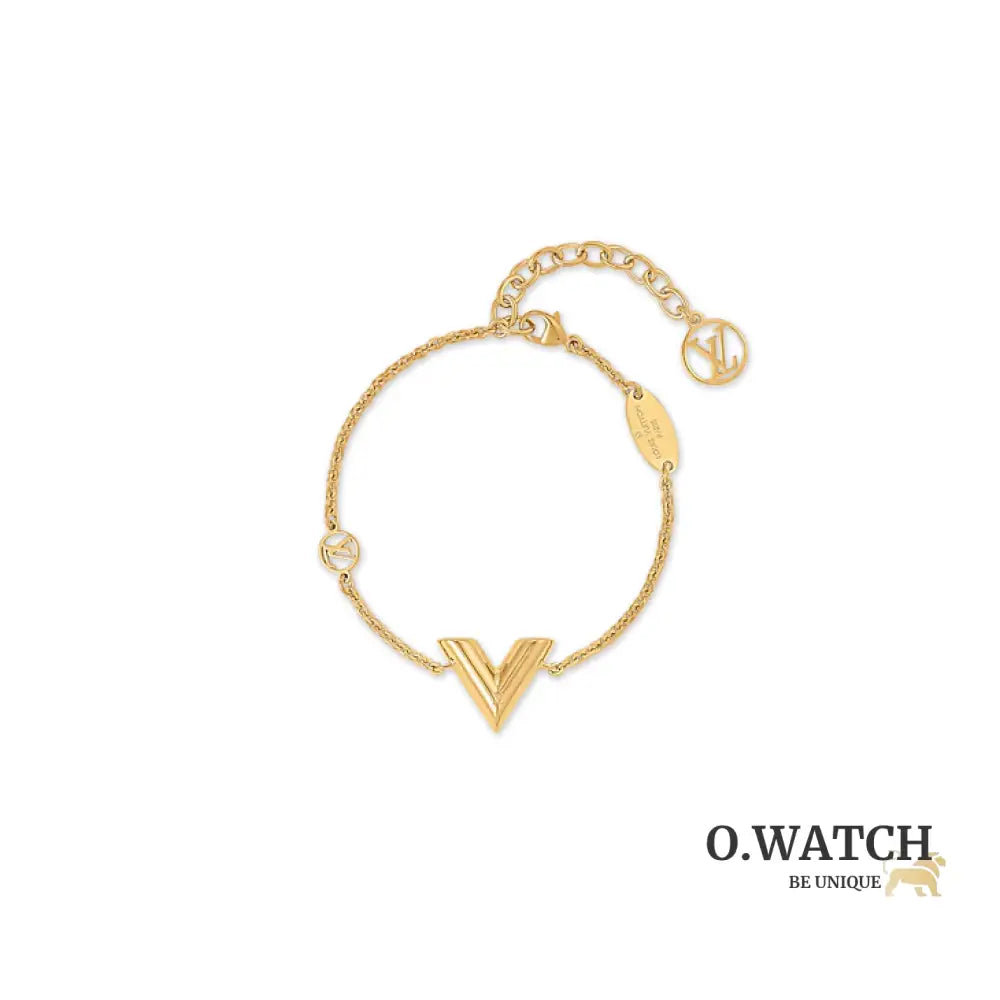 GOURMETTE LOUIS VUITTON ESSENTIAL V GOLD