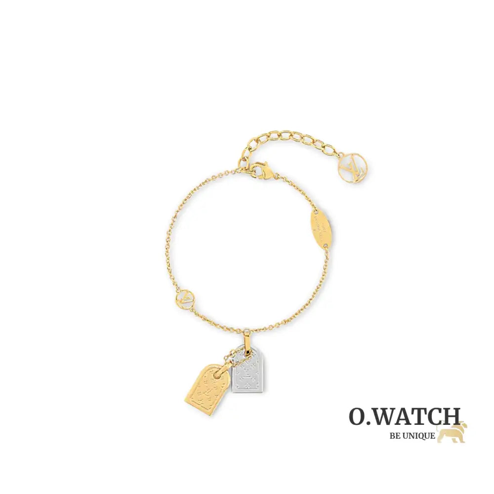 GOURMETTE LOUIS VUITTON NANOGRAM GOLD