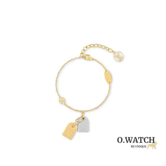 GOURMETTE LOUIS VUITTON NANOGRAM GOLD