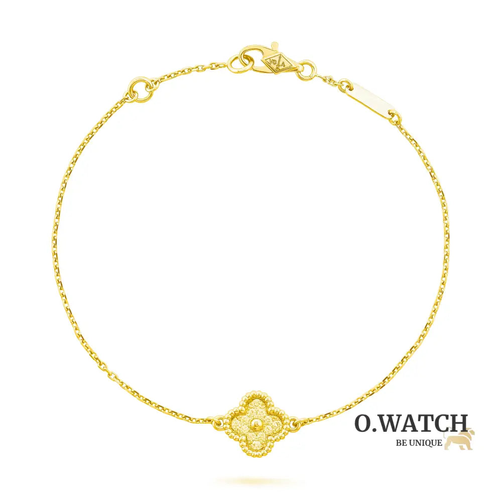 Gourmette Van Cleef 1 Trèfle Gold