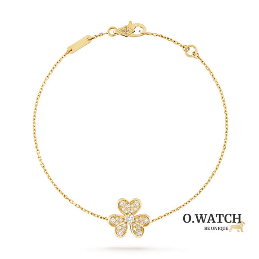 Gourmette Van Cleef Frivole Mini Modèle Gold