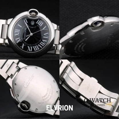 Montre Femme - Panthère Two Tone Diamond Rose Gold & Silver.