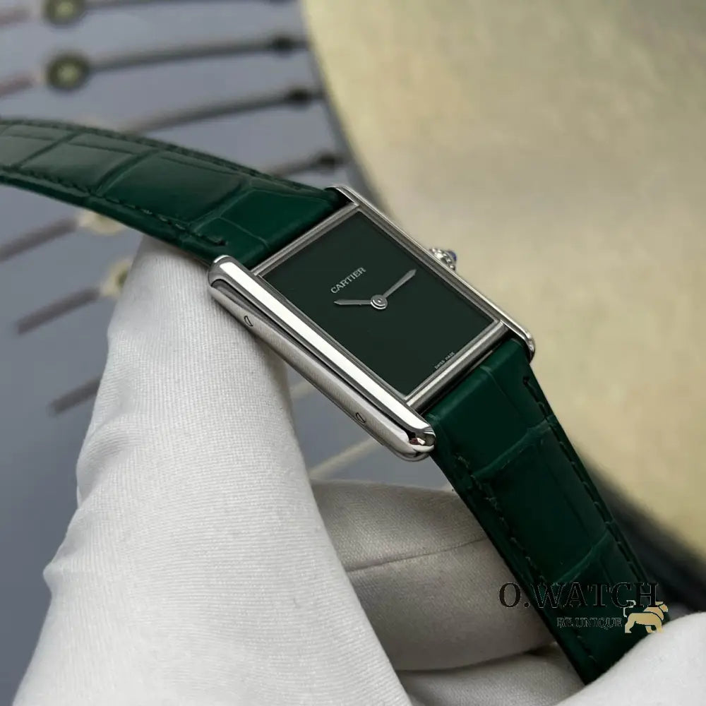 Montre Femme - Tank Louis Vert
