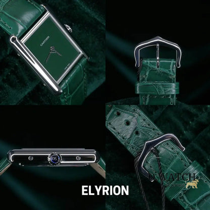 Montre Femme - Tank Louis Vert