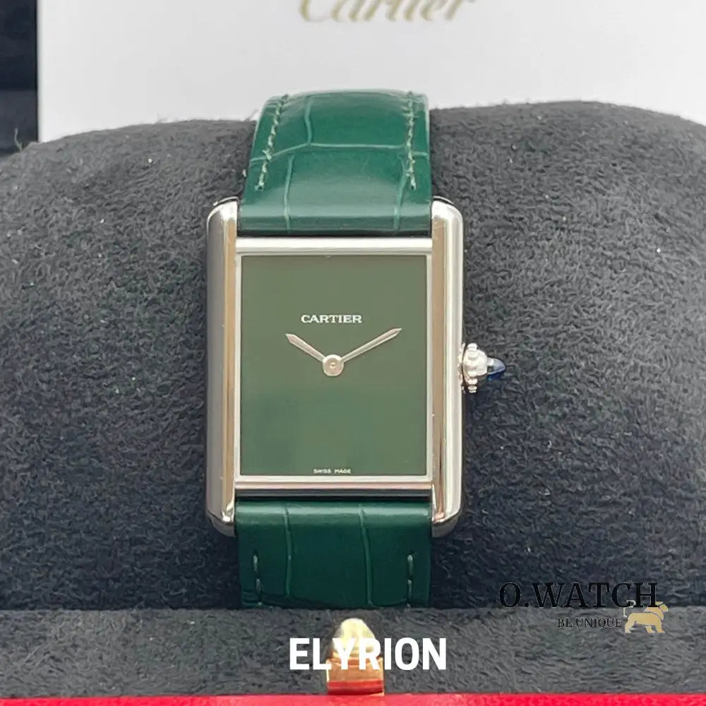 Montre Femme - Tank Louis Vert