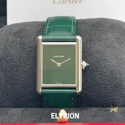Montre Femme - Tank Louis Vert