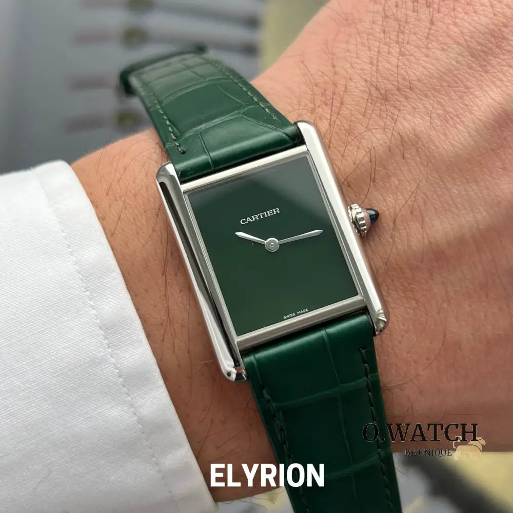 Montre Femme - Tank Louis Vert