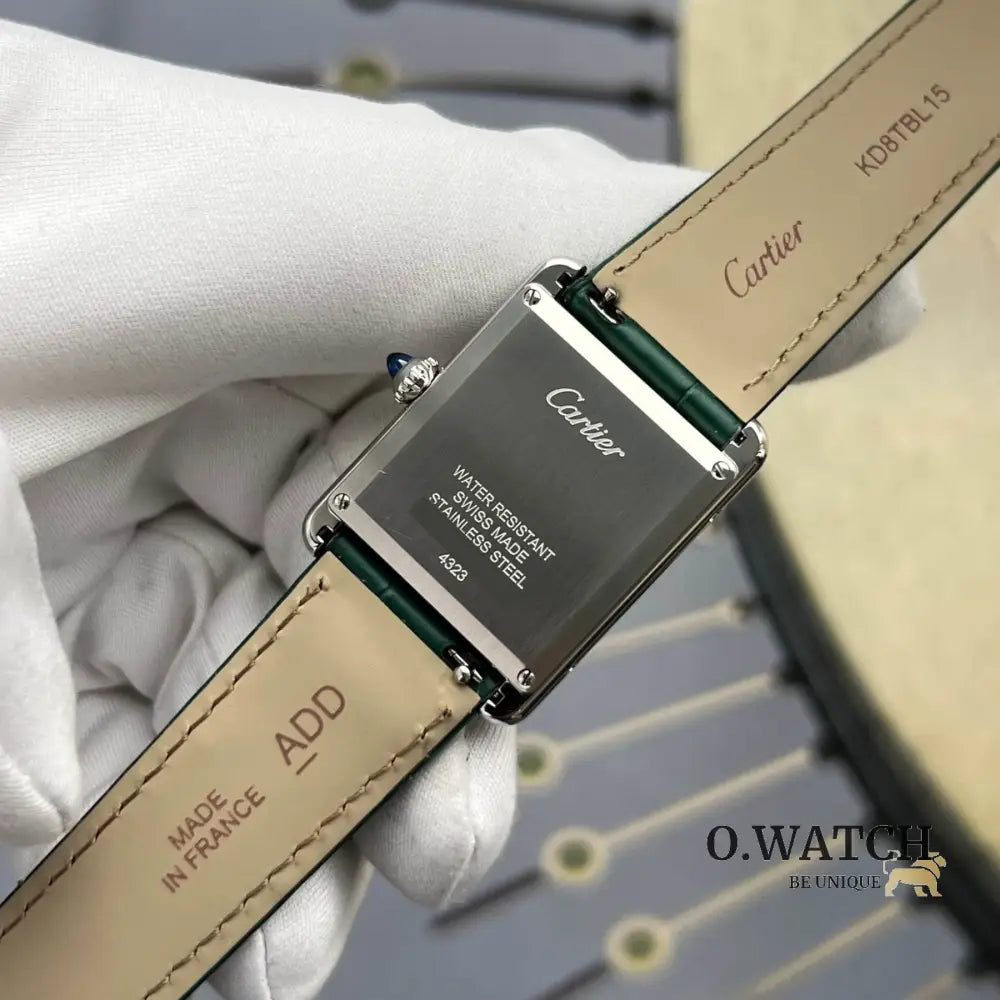 Montre Femme - Tank Louis Vert