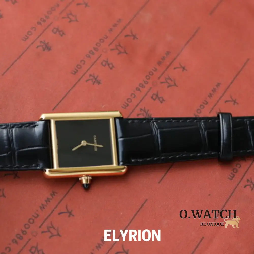 Montre Femme - Tank Must Gold