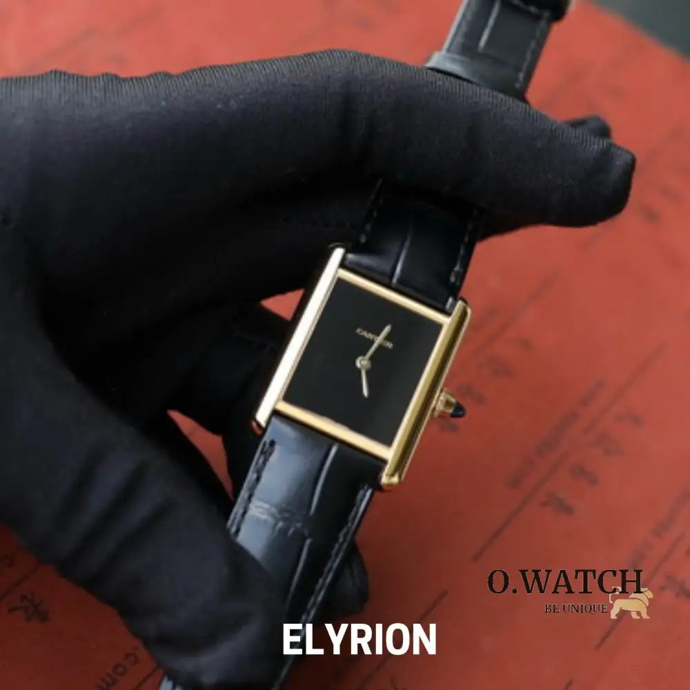 Montre Femme - Tank Must Gold