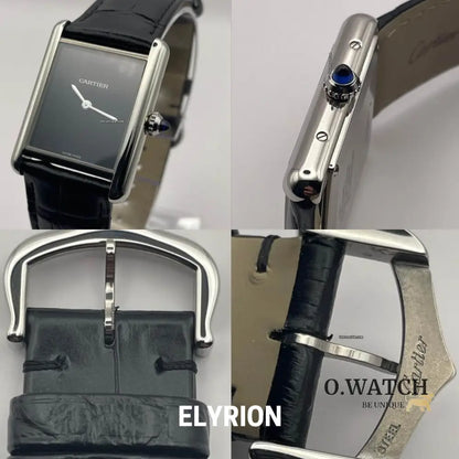 Montre Femme - Tank Must Noir