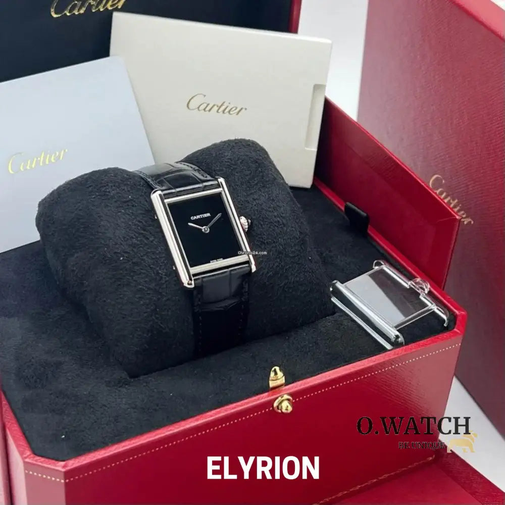 Montre Femme - Tank Must Noir