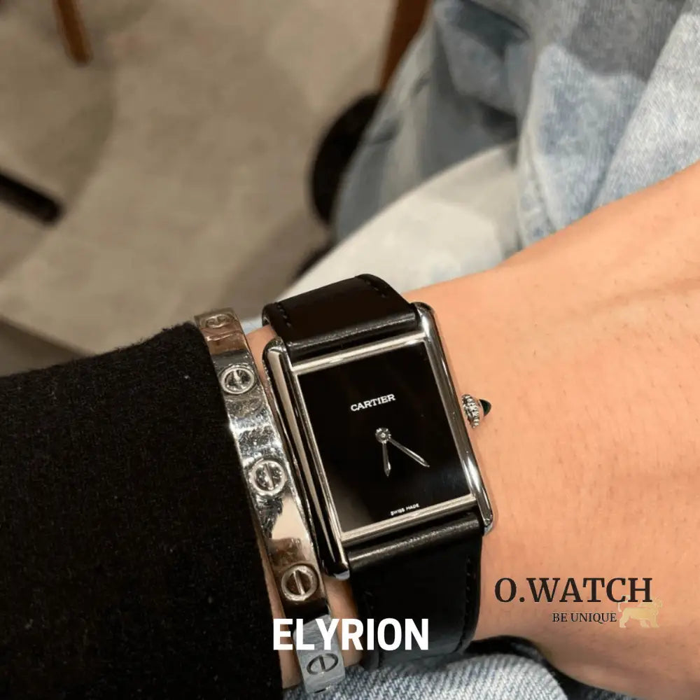 Montre Femme - Tank Must Noir