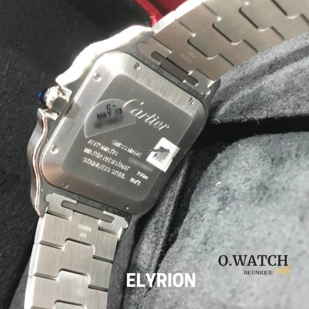 Montre Homme - Cart Santos Acier & Or