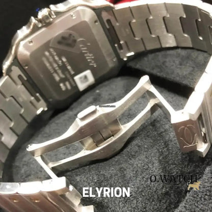 Montre Homme - Cart Santos Acier & Or