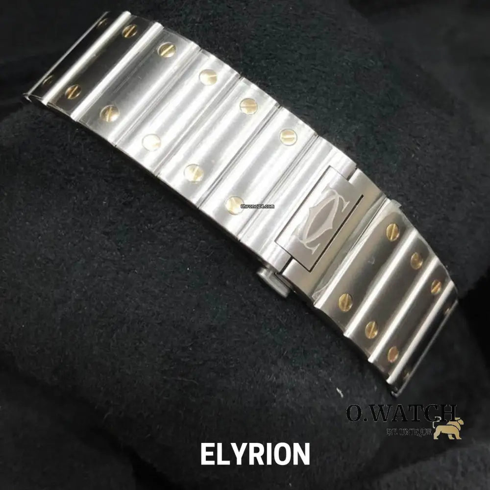 Montre Homme - Cart Santos Acier & Or