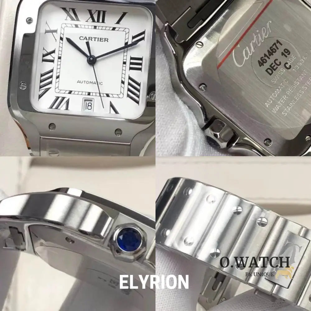 Montre Homme - Cart Santos Blanc