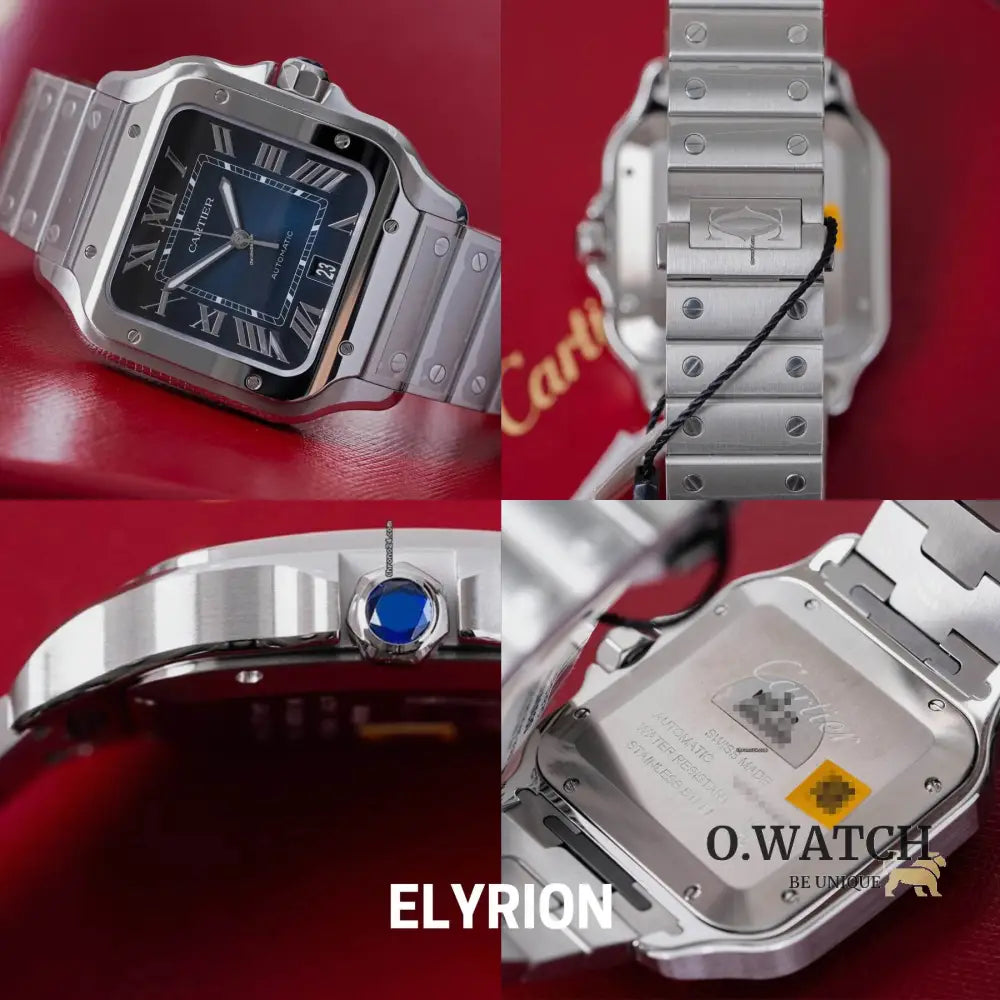 Montre Homme - Cart Santos Bleu