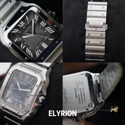 Montre Homme - Cart Santos Noir