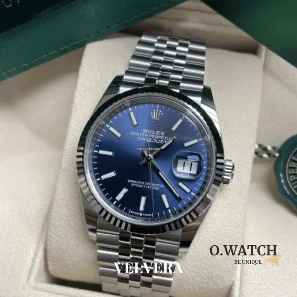 Montre homme - Date Just 41 Bleu