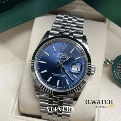 Montre homme - Date Just 41 Bleu