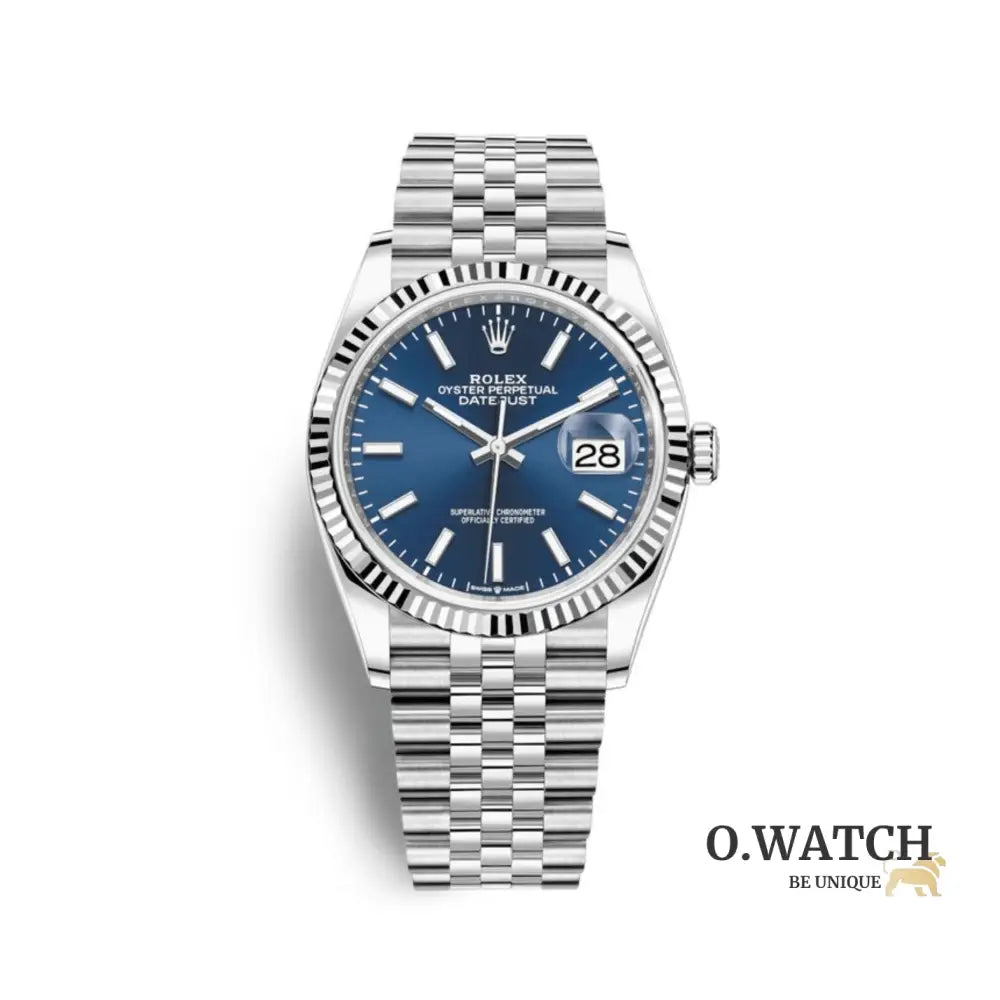 Montre homme - Date Just 41 Bleu