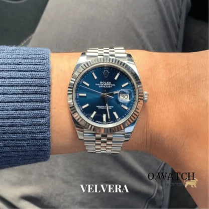 Montre homme - Date Just 41 Bleu