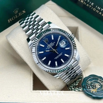 Montre homme - Date Just 41 Bleu