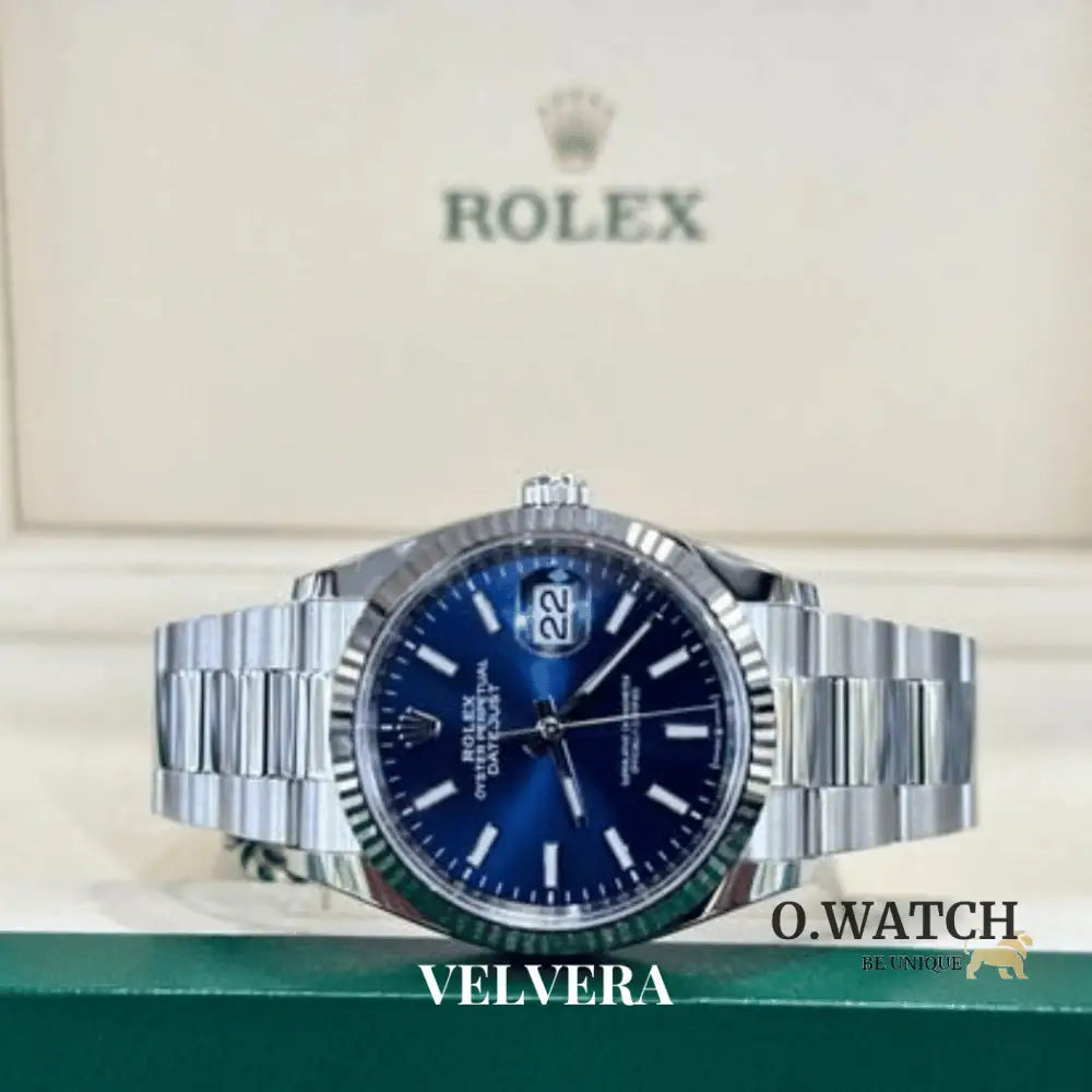 Montre homme - Date Just 41 Bleu