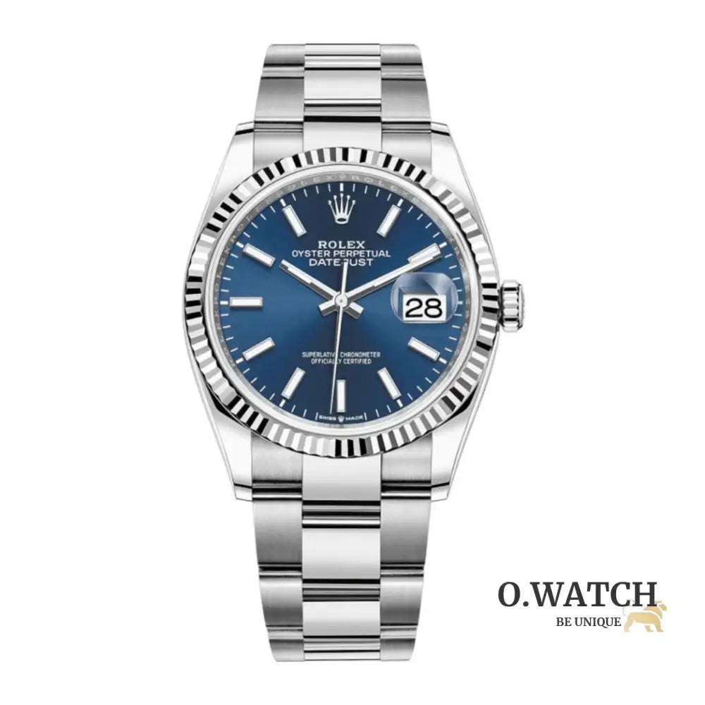 Montre homme - Date Just 41 Bleu