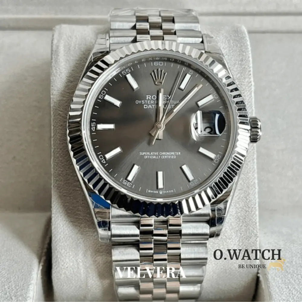 Montre Homme - Date just 41 Gris