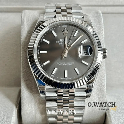 Montre Homme - Date just 41 Gris