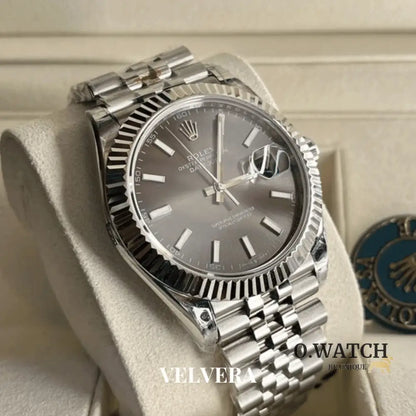 Montre Homme - Date just 41 Gris