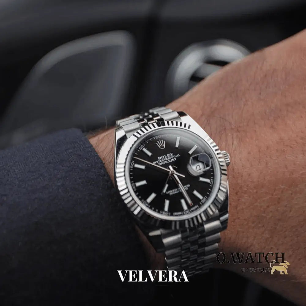 Montre Homme - Date just 41 Noir