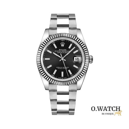 Montre Homme - Date just 41 Noir