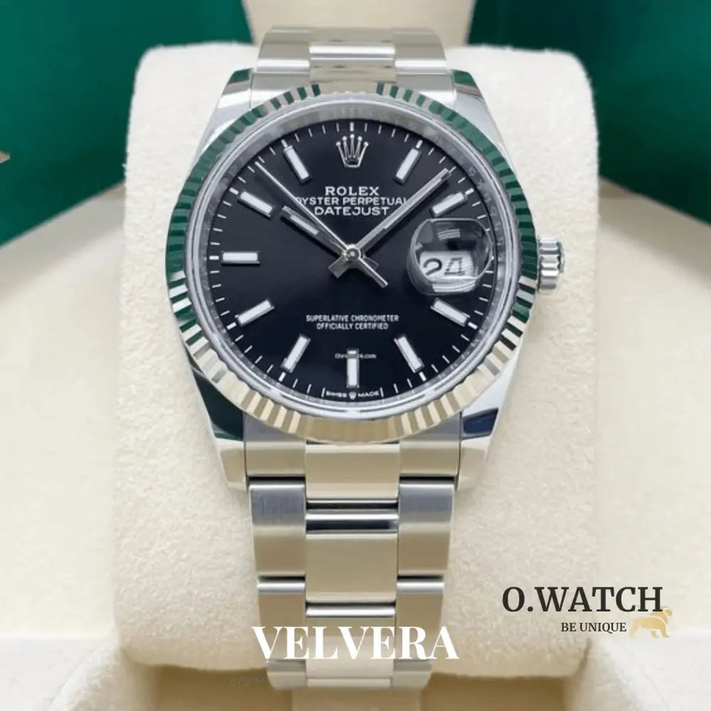 Montre Homme - Date just 41 Noir