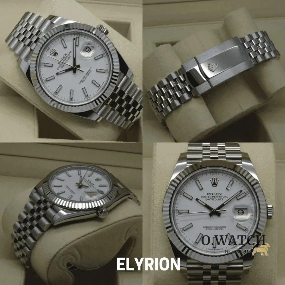 Montre Homme - Datejust 41 Blanc