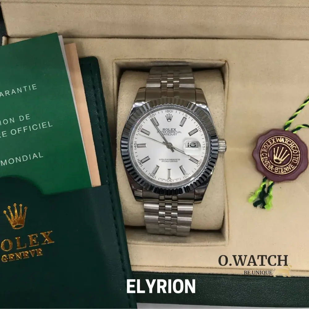 Montre Homme - Datejust 41 Blanc