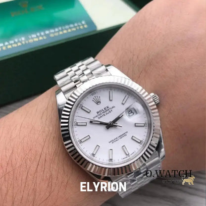 Montre Homme - Datejust 41 Blanc
