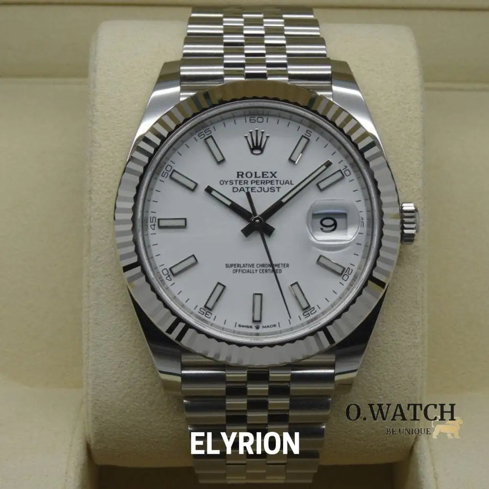 Montre Homme - Datejust 41 Blanc