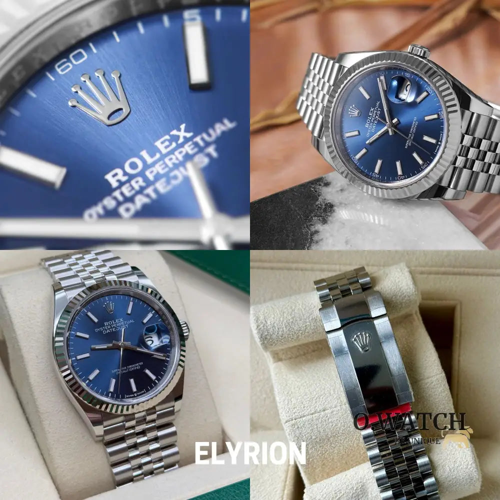 Montre homme - Datejust 41 Bleu