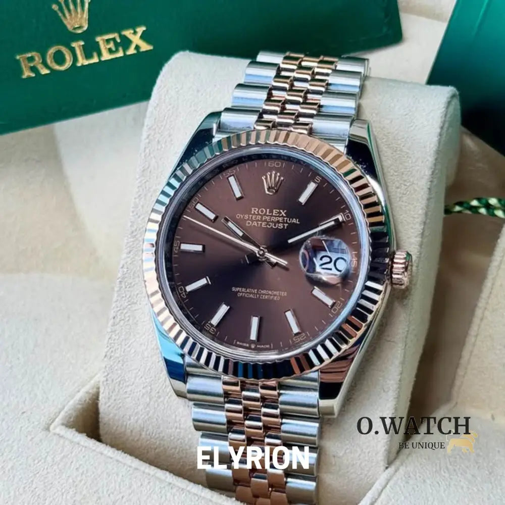 Montre Homme - Datejust chocolat