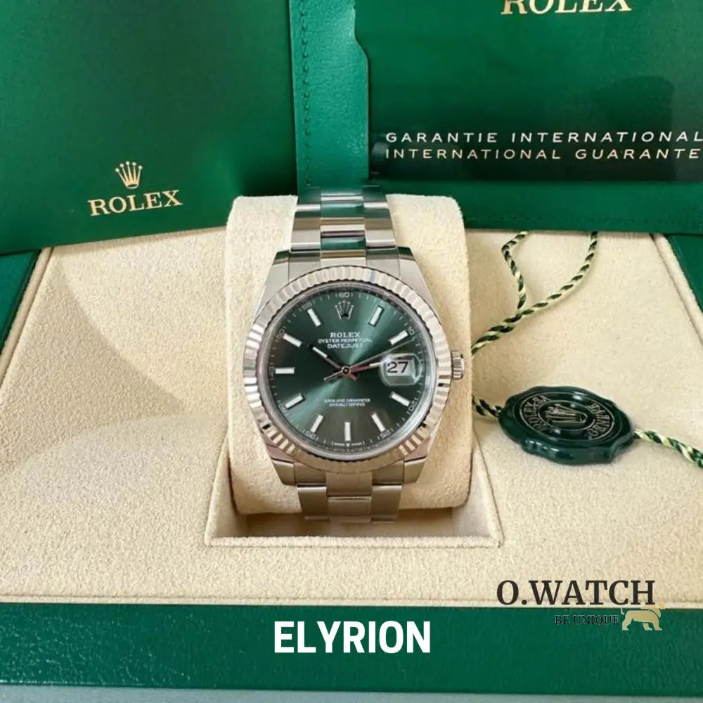 Montre homme - Datejust green dial